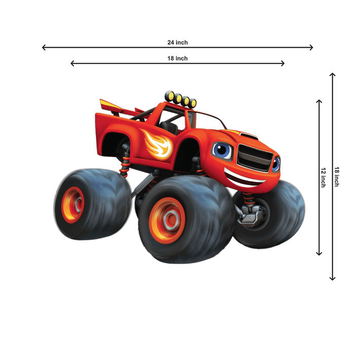 Blaze & Monster Truck Theme Cutout - BP 04