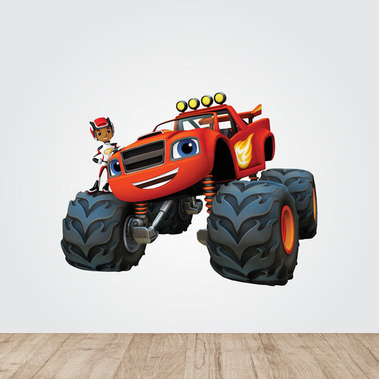 Blaze & Monster Truck Theme Cutout - BP 05