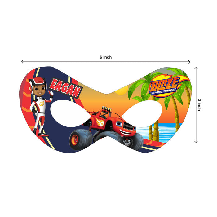 Blaze & Monster Truck Theme Eye Mask