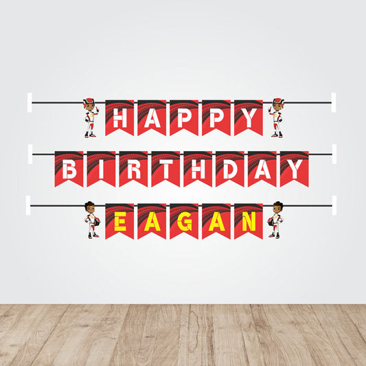 Blaze & Monster Truck Theme Customized Bunting