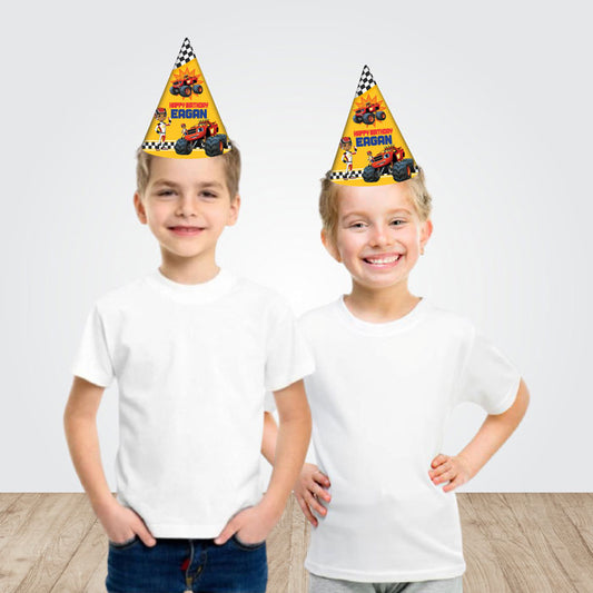 Blaze & Monster Truck Theme Customized Hat