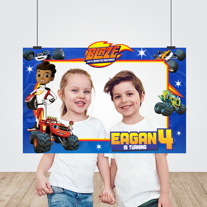 Blaze & Monster Truck Theme Photobooth