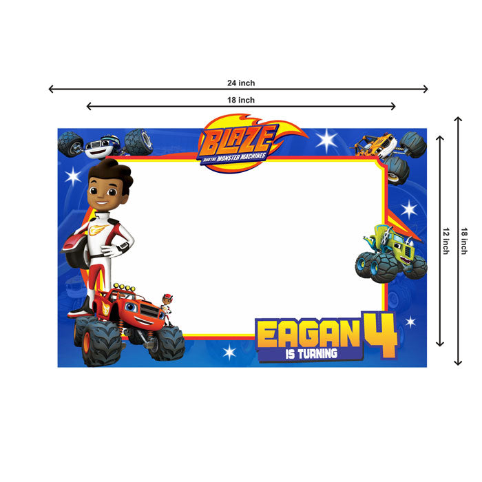 Blaze & Monster Truck Theme Photobooth