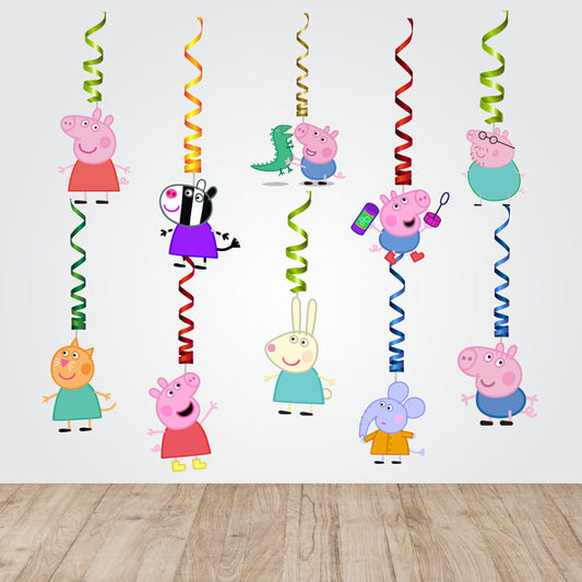 Peppa Pig Boy Theme Swirls
