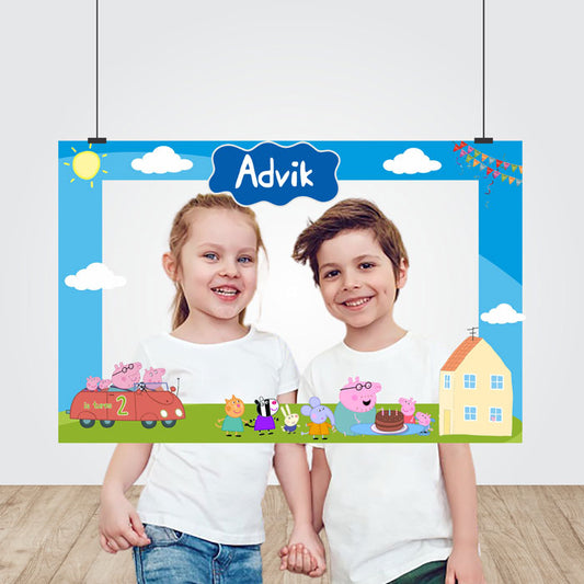 Peppa Pig Boy Theme Photobooth