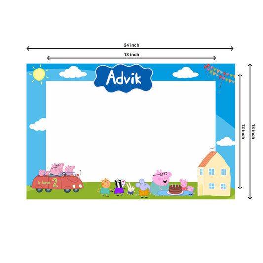 Peppa Pig Boy Theme Photobooth