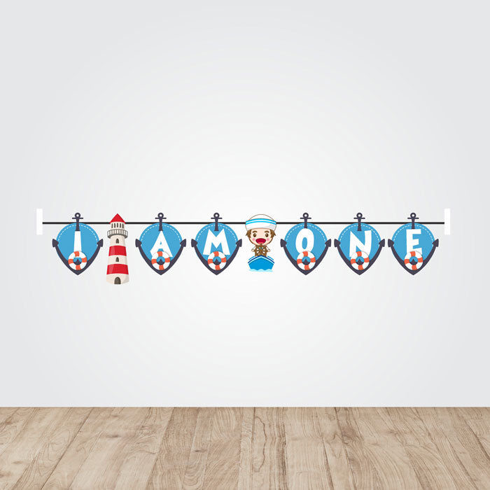 Sailor Theme Age Bunting
