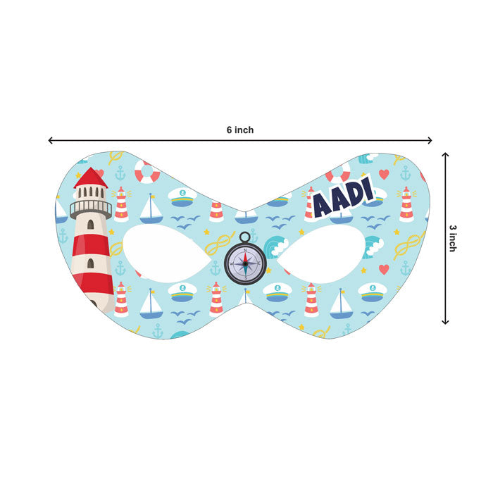 Sailor Theme Personalized Eye Mask