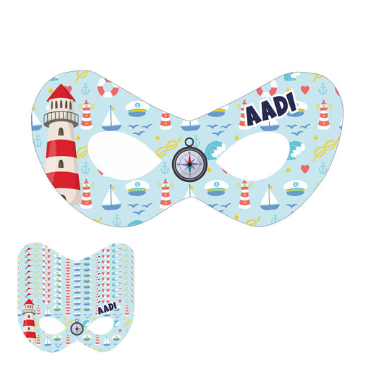 Sailor Theme Personalized Eye Mask