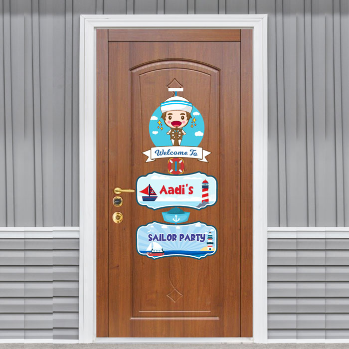 Sailor Theme Door Poster