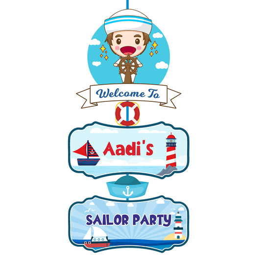 Sailor Theme Door Poster