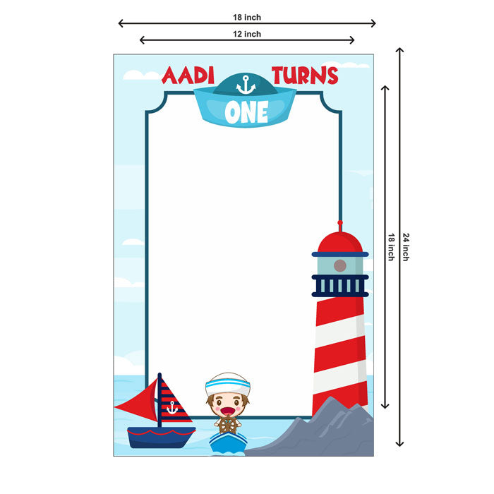 Sailor Theme Personalized Photobooth