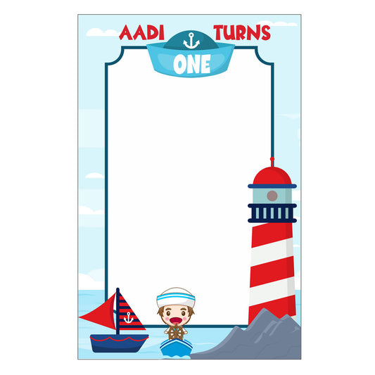 Sailor Theme Personalized Photobooth