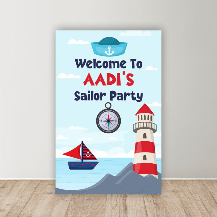 Sailor Theme Welcome Board