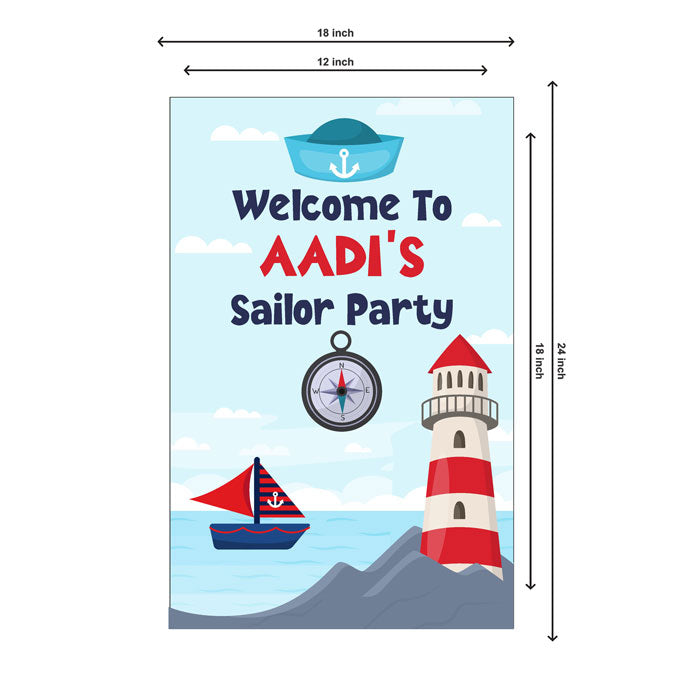 Sailor Theme Welcome Board