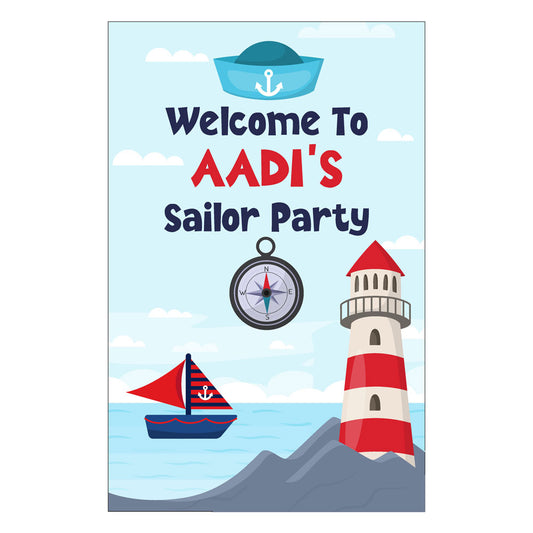 Sailor Theme Welcome Board