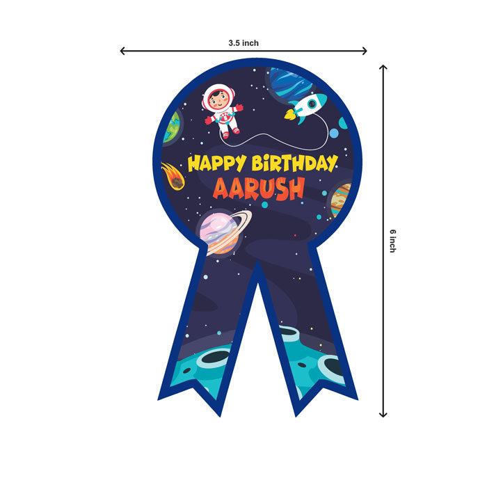 Space Theme Badge