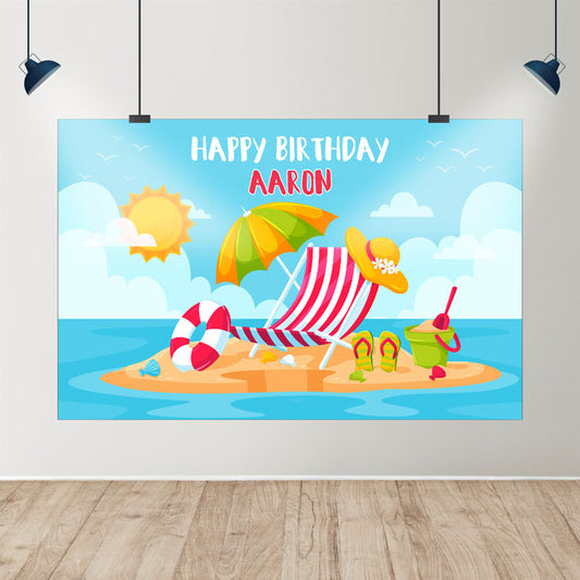 Summer Theme Backdrop