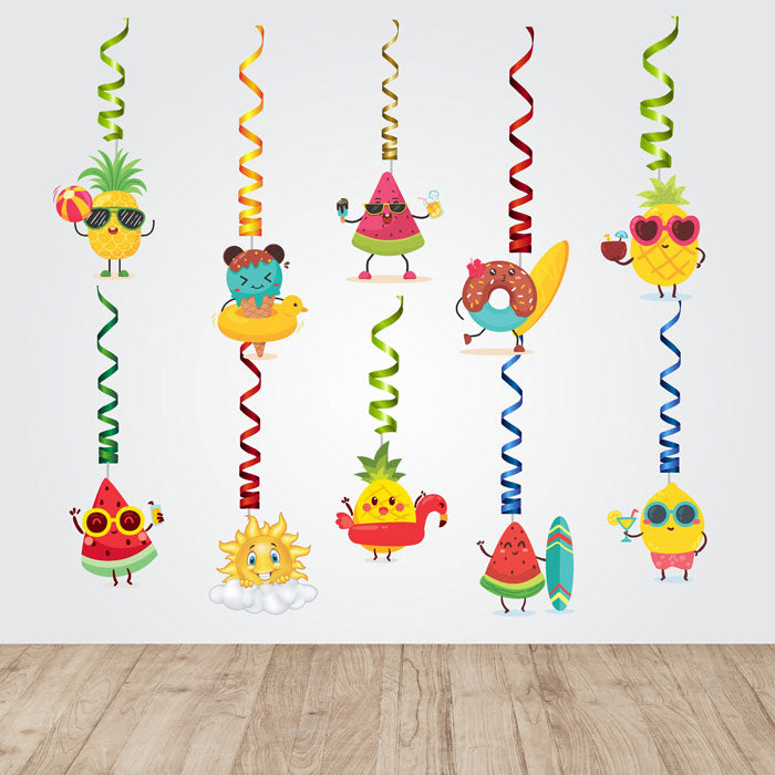 Summer Theme Swirls