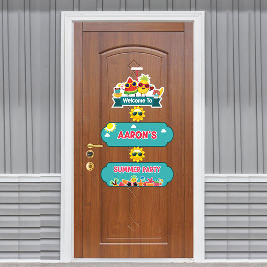 Summer Theme Door Poster