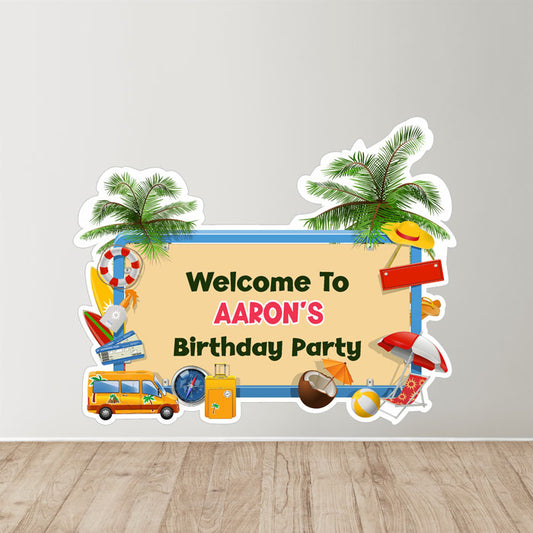 Summer Theme Personalized Welcome Board