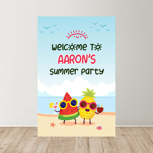 Summer Theme Welcome Board