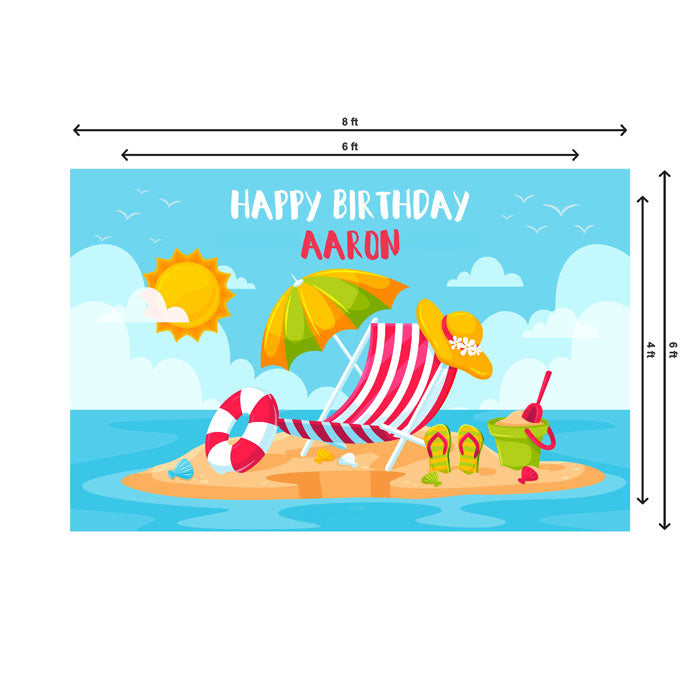 Summer Theme Backdrop