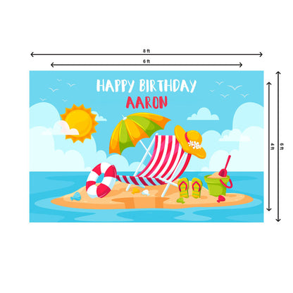 Summer Theme Backdrop