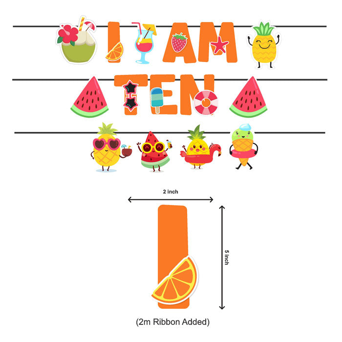 Summer Theme Age Bunting