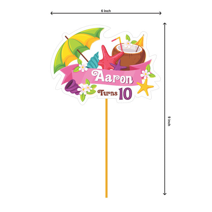 Summer Theme Caketopper
