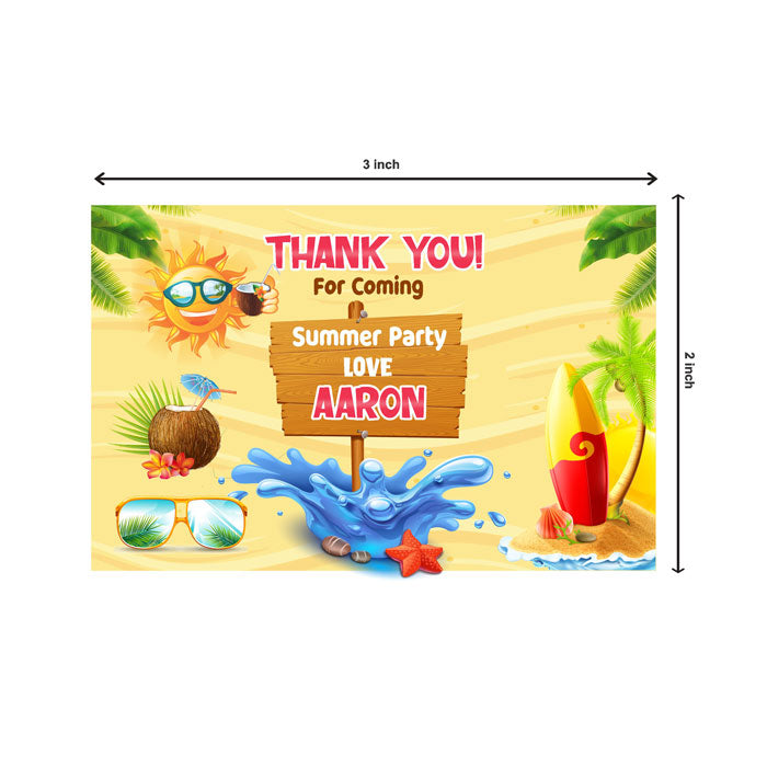Summer Theme Thank You Cards
