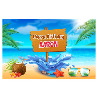 Summer Theme Customized Backdrop