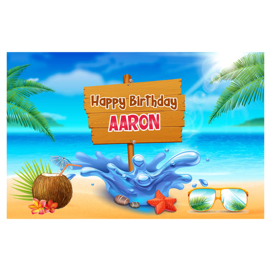 Summer Theme Customized Backdrop