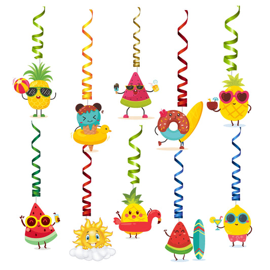 Summer Theme Swirls