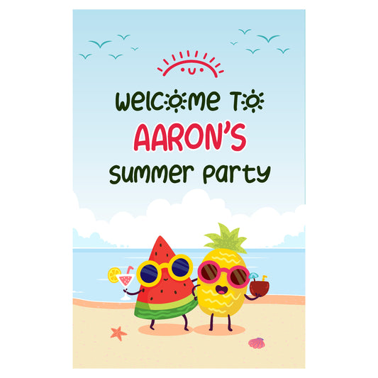 Summer Theme Welcome Board