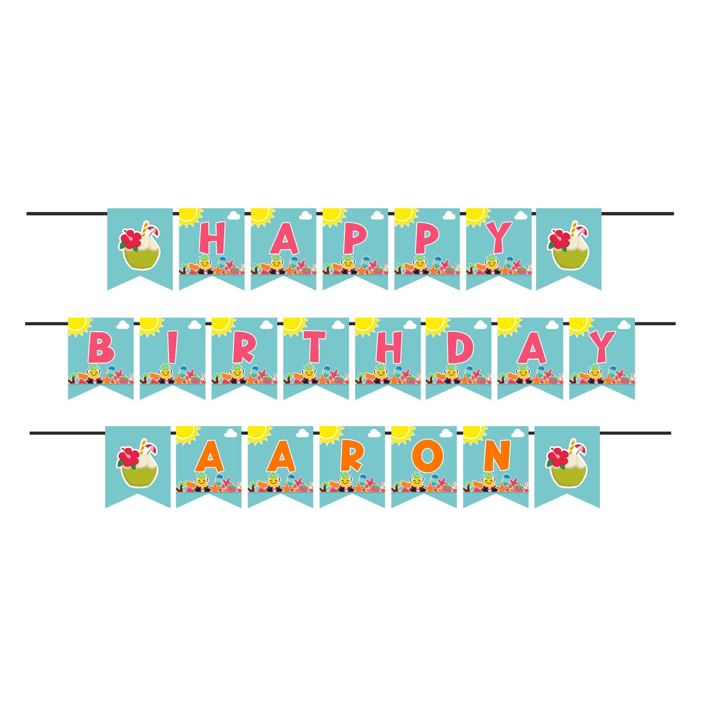 Summer Theme Classic Bunting