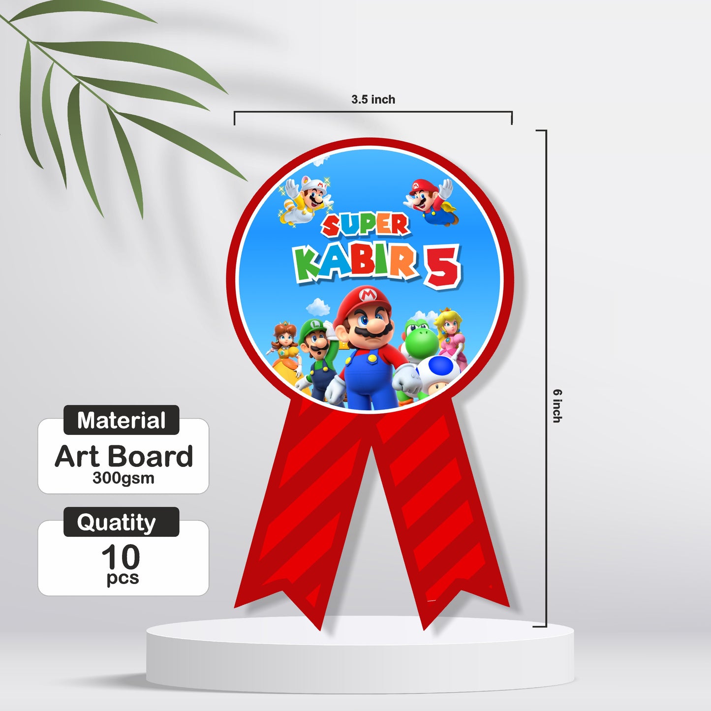 Super Mario Theme Badge