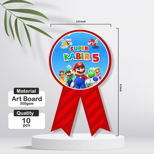 Super Mario Theme Badge