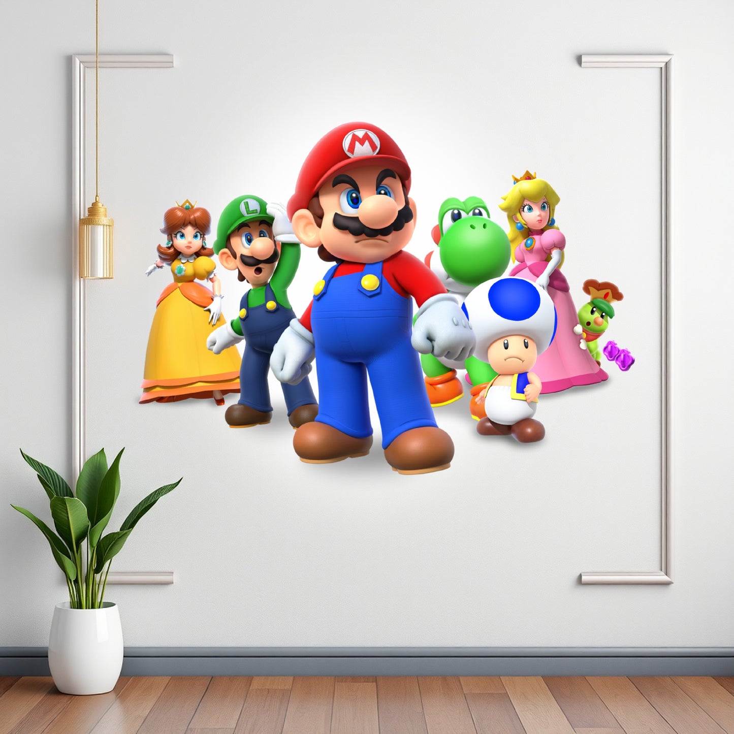 Super Mario birthday character cutout for birthday decoration