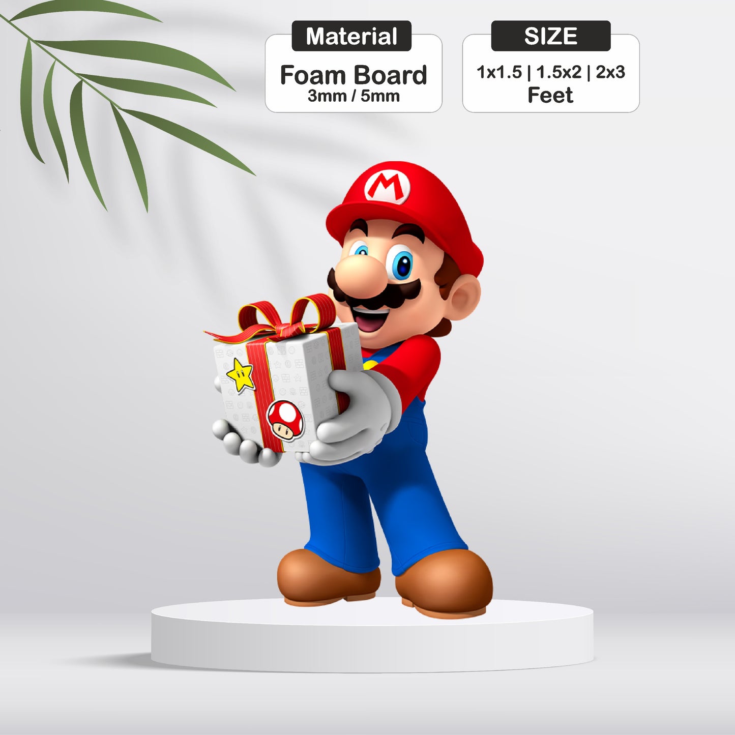 Super Mario Birthday Theme Cutout - BP 15
