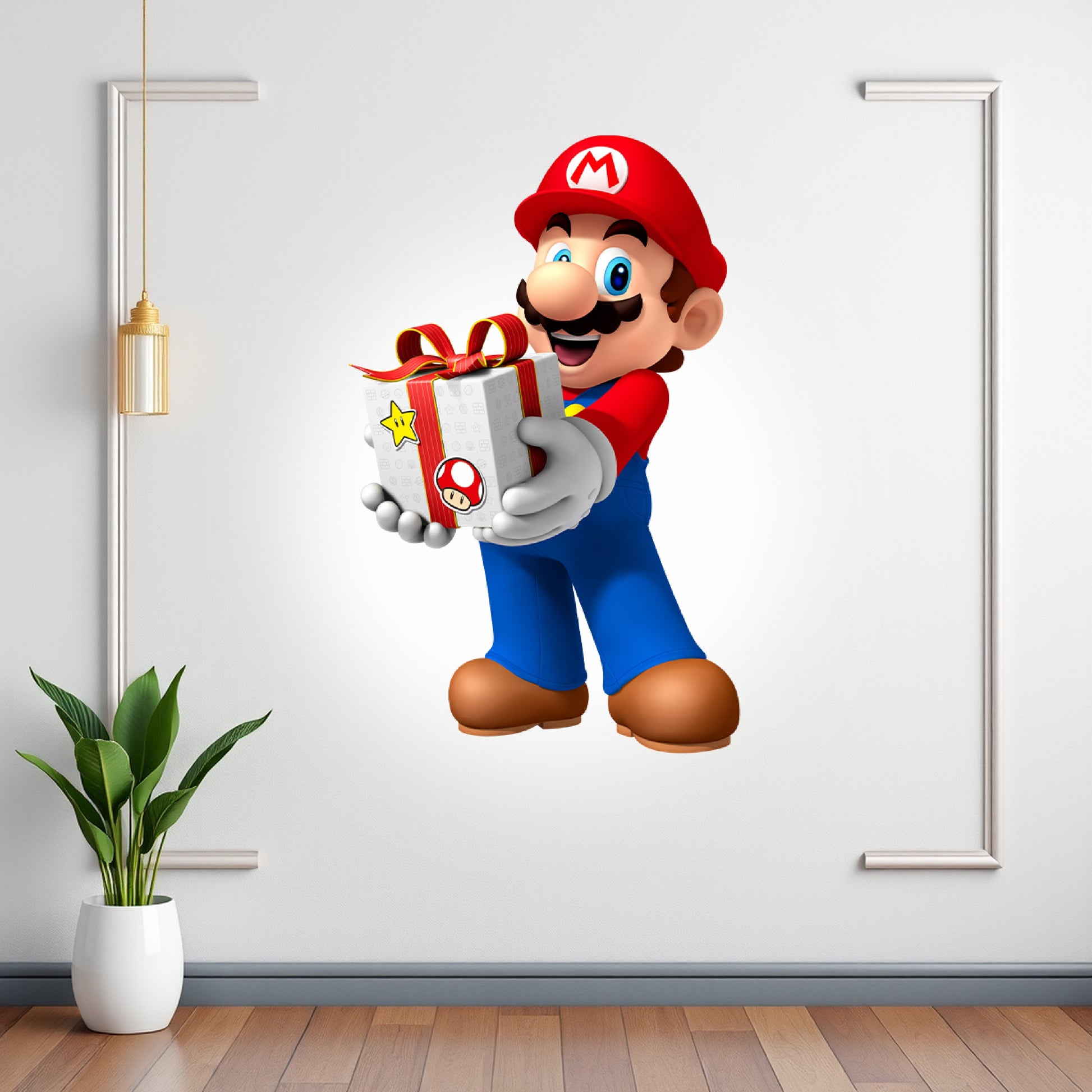 Super Mario birthday cutout for birthday party