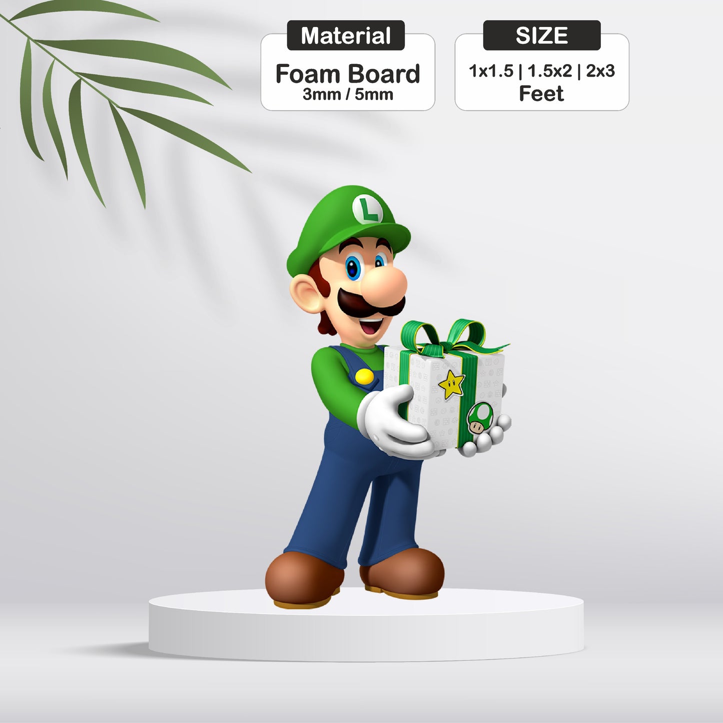 Super Mario Birthday Theme Cutout - BP 16
