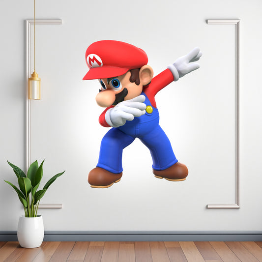 Super Mario birthday cutout for birthday party 