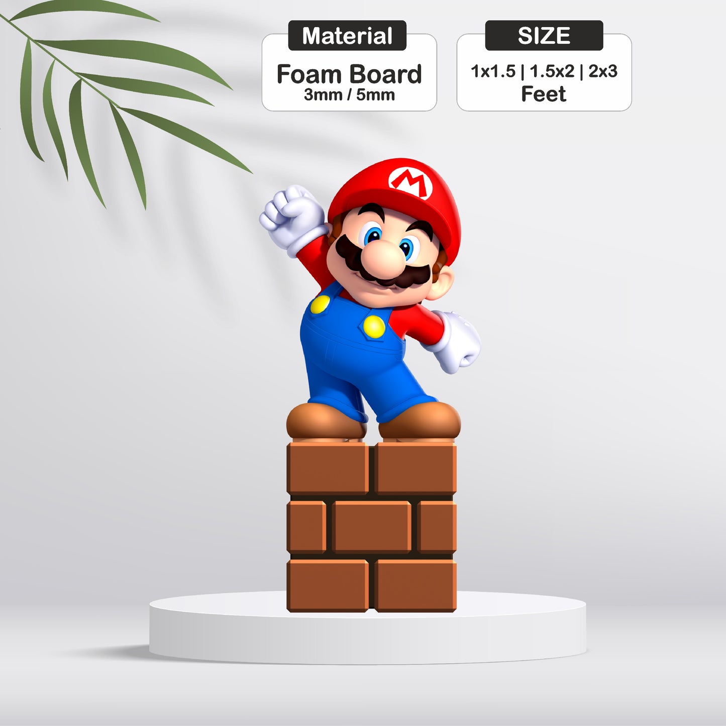 Super Mario Birthday Theme Cutout - BP 20