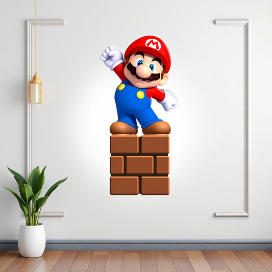 Super Mario birthday cutout for birthday decoration 