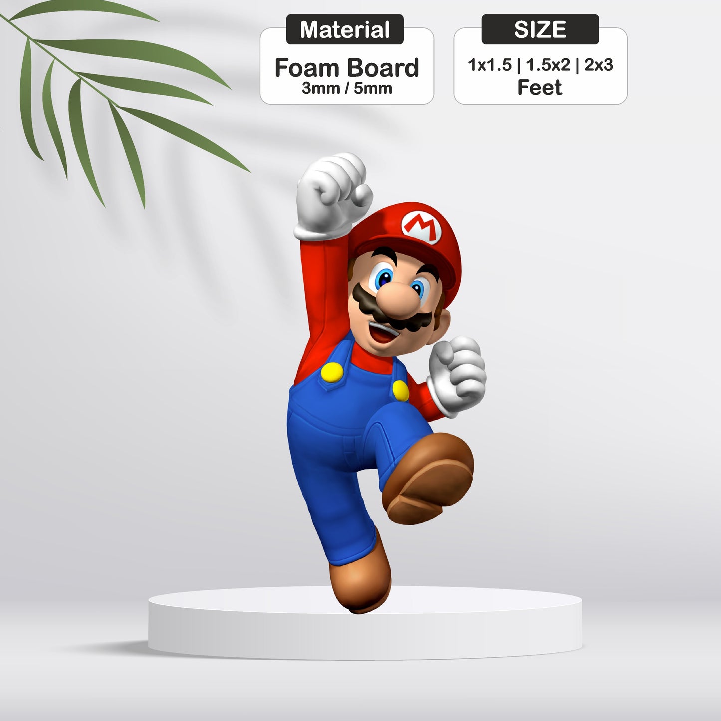 Super Mario Birthday Theme Cutout - BP 07