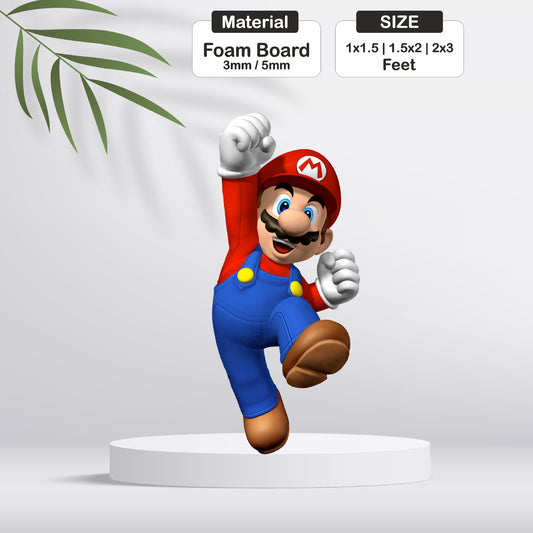 Super Mario Birthday Theme Cutout - BP 07