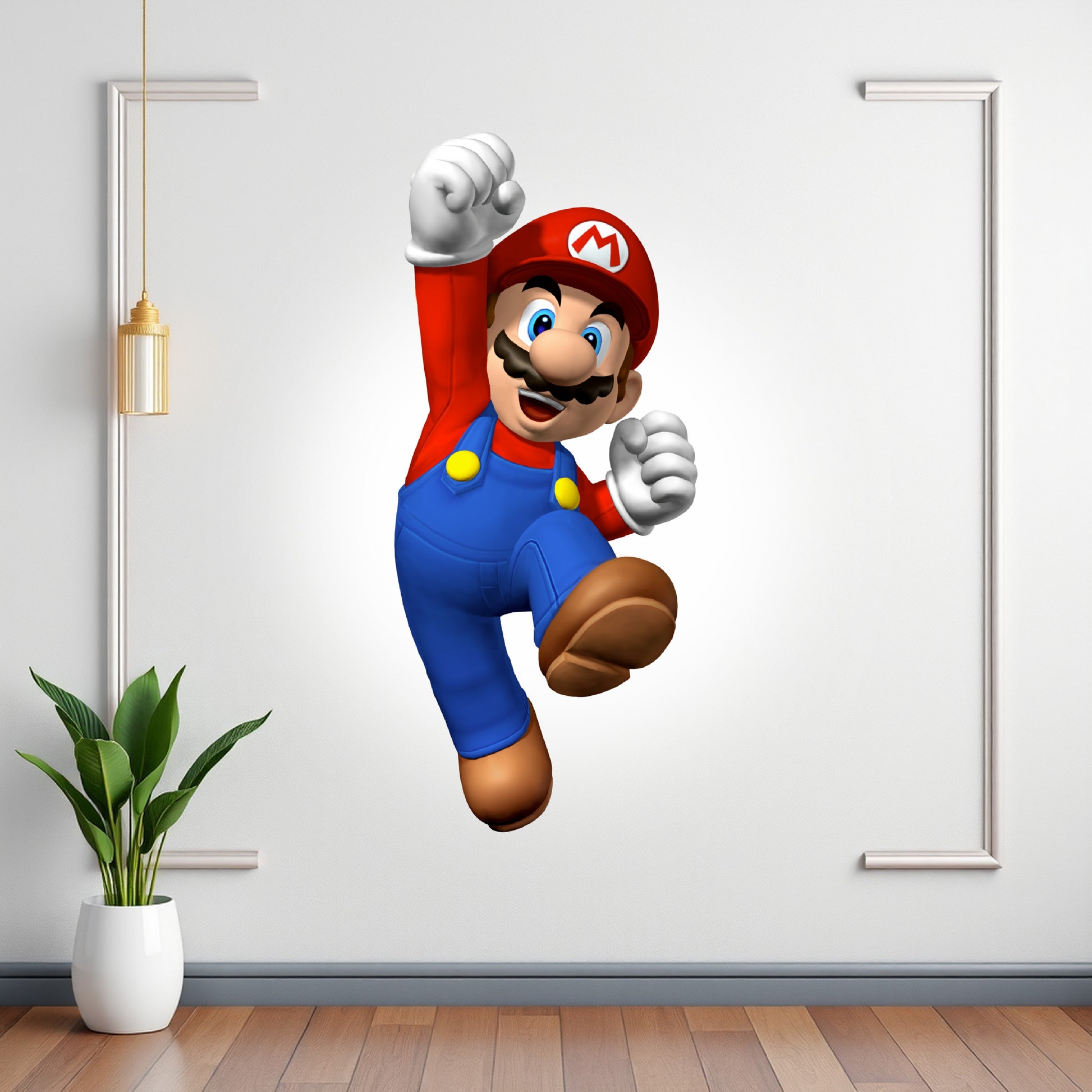 Super Mario birthday character cutout for birthday decoration