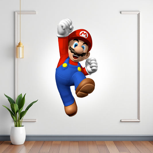 Super Mario birthday character cutout for birthday decoration