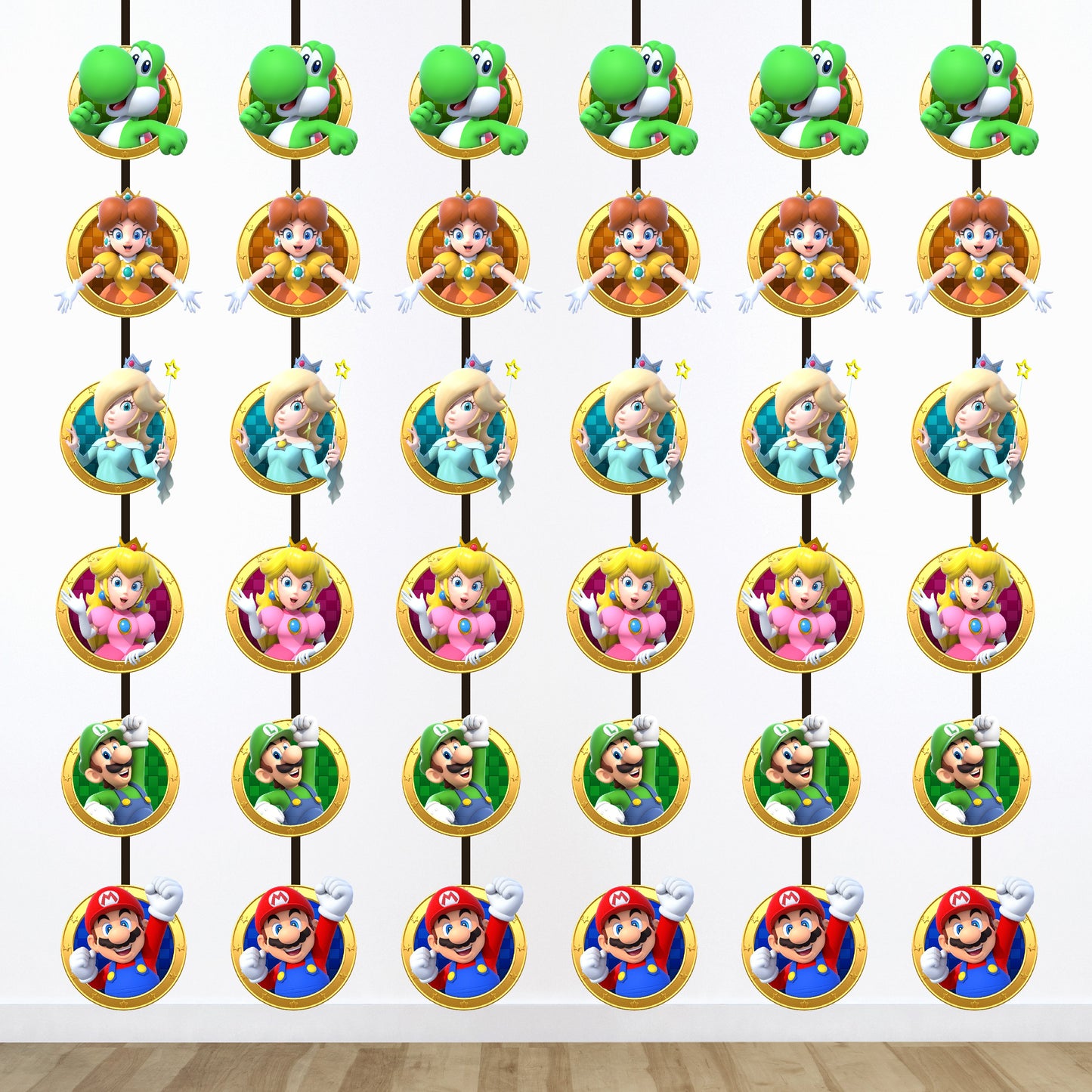 Super Mario Birthday theme premium danlgers for birthday decor